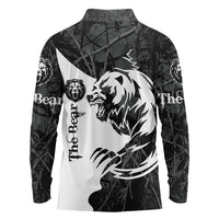 The Bear Tattoo Long Sleeve Polo Shirt Bear In Forest