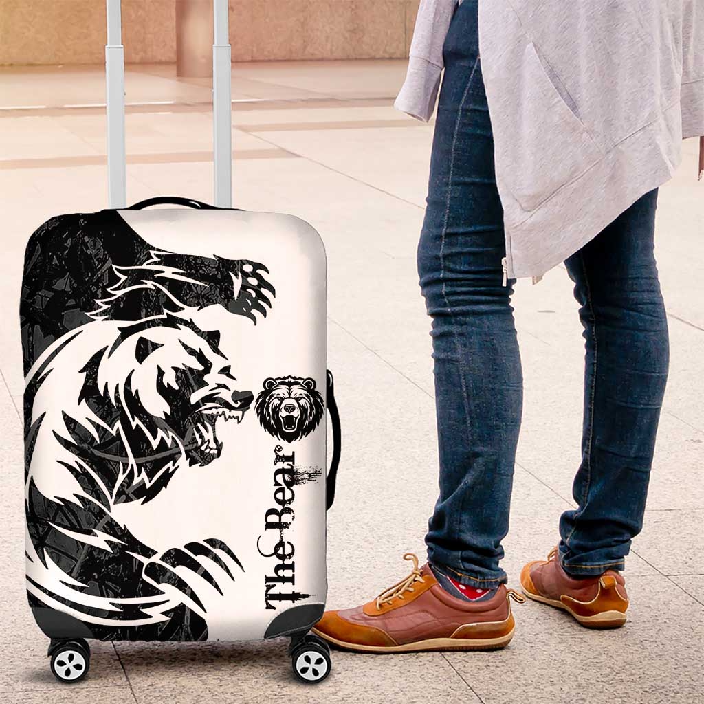 The Bear Tattoo Luggage Cover Bear In Forest