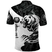 The Bear Tattoo Polo Shirt Bear In Forest