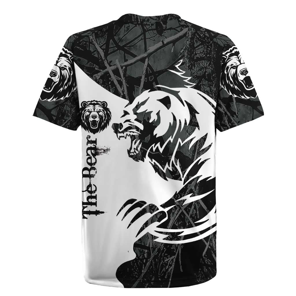 The Bear Tattoo Rugby Jersey Bear In Forest
