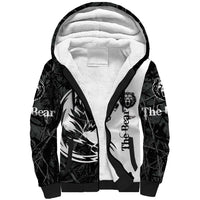 The Bear Tattoo Sherpa Hoodie Bear In Forest