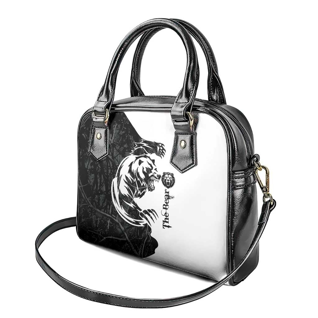 The Bear Tattoo Shoulder Handbag Bear In Forest