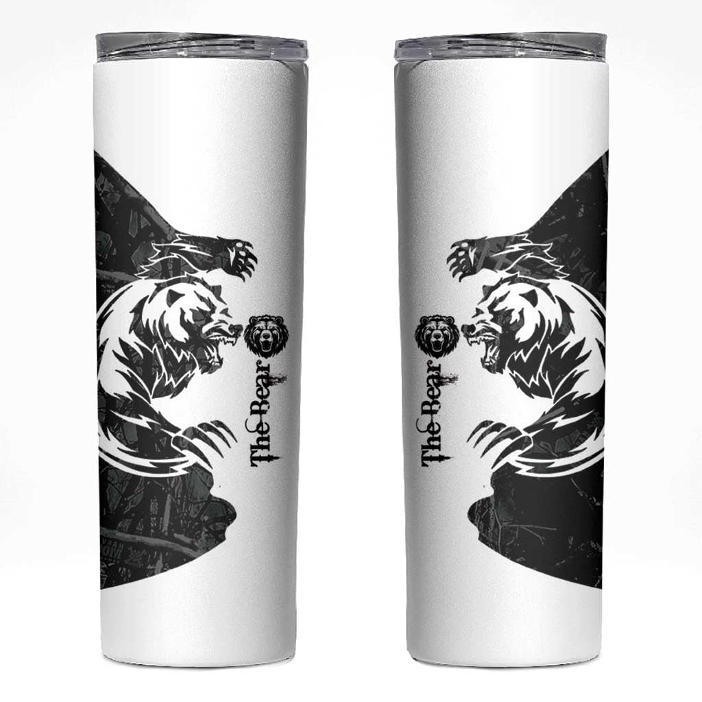 The Bear Tattoo Skinny Tumbler Bear In Forest
