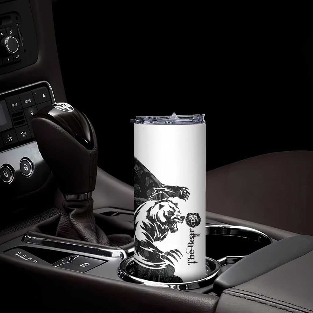 The Bear Tattoo Skinny Tumbler Bear In Forest