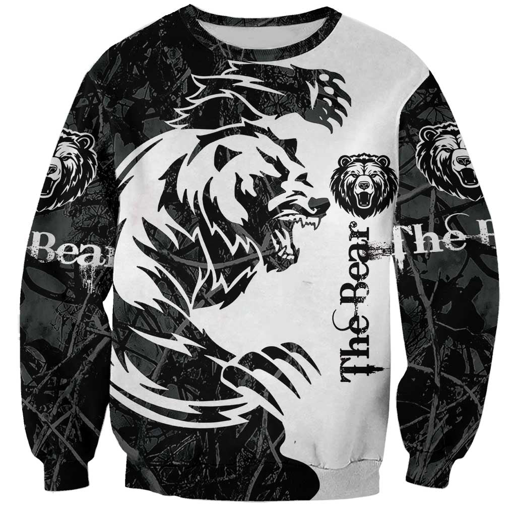 The Bear Tattoo Sweatshirt Bear In Forest