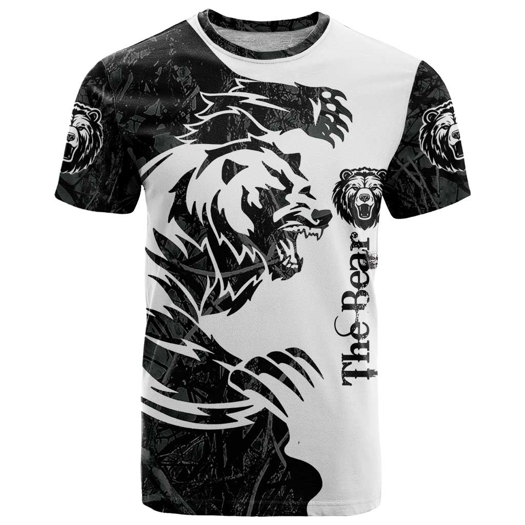 The Bear Tattoo T Shirt Bear In Forest - Wonder Print Shop