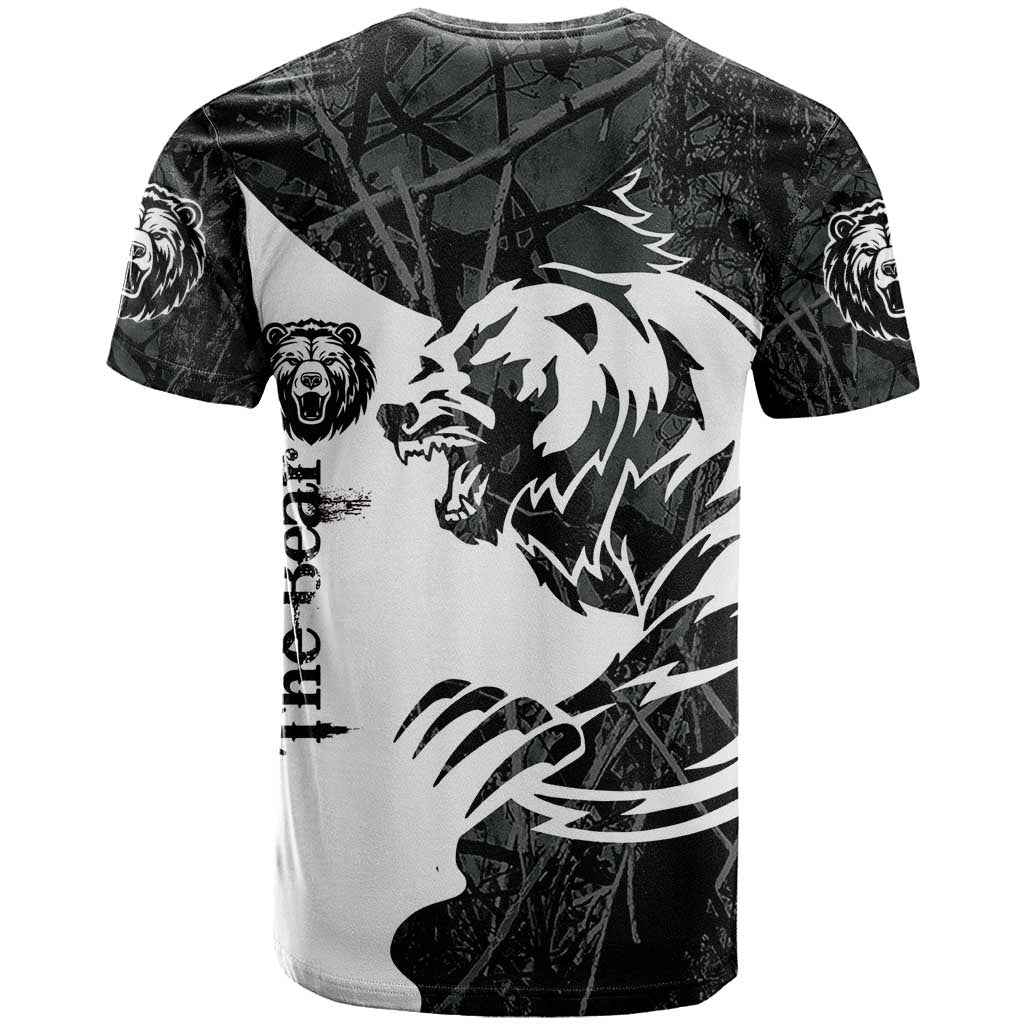 The Bear Tattoo T Shirt Bear In Forest - Wonder Print Shop