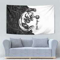 The Bear Tattoo Tapestry Bear In Forest - Wonder Print Shop