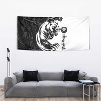 The Bear Tattoo Tapestry Bear In Forest - Wonder Print Shop