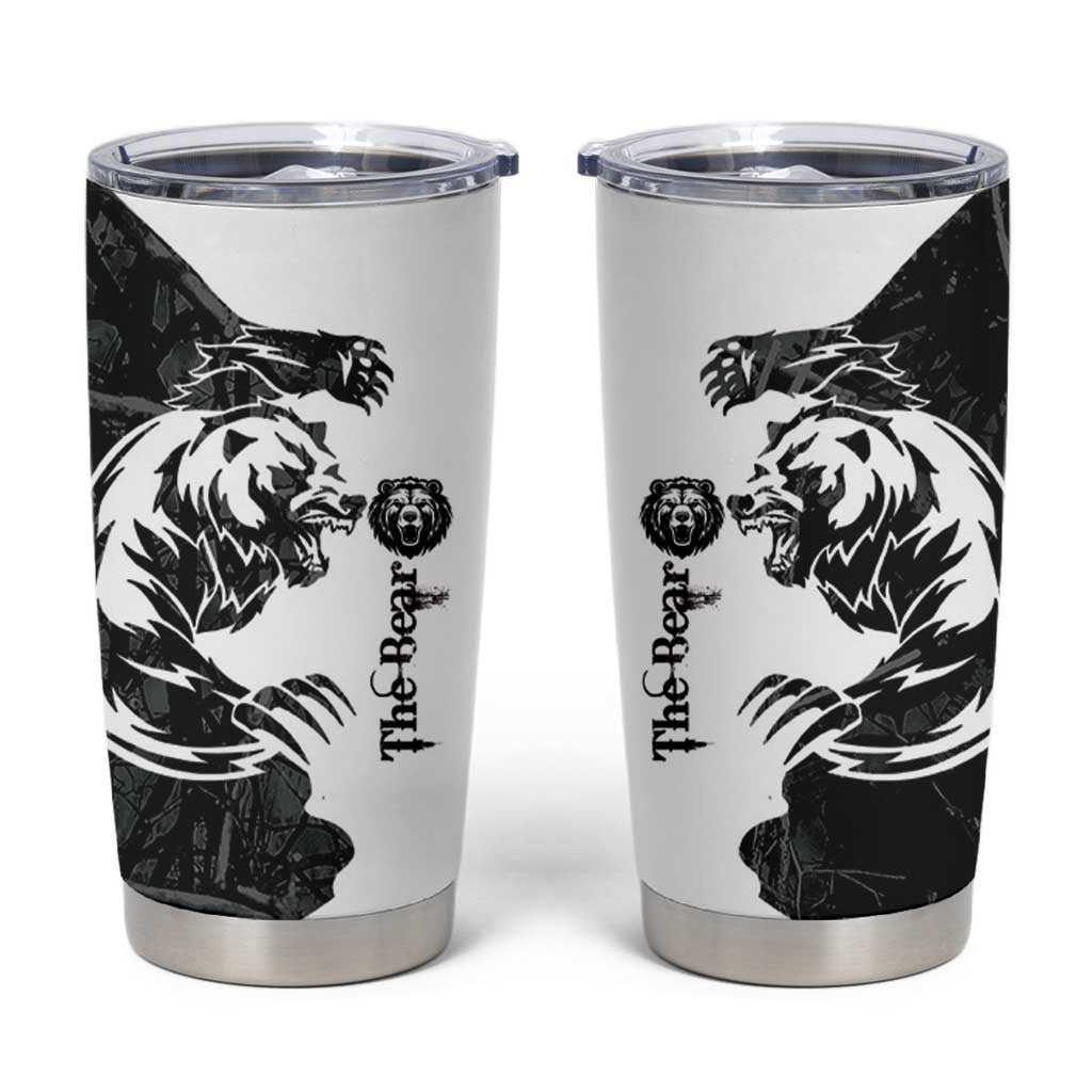 The Bear Tattoo Tumbler Cup Bear In Forest