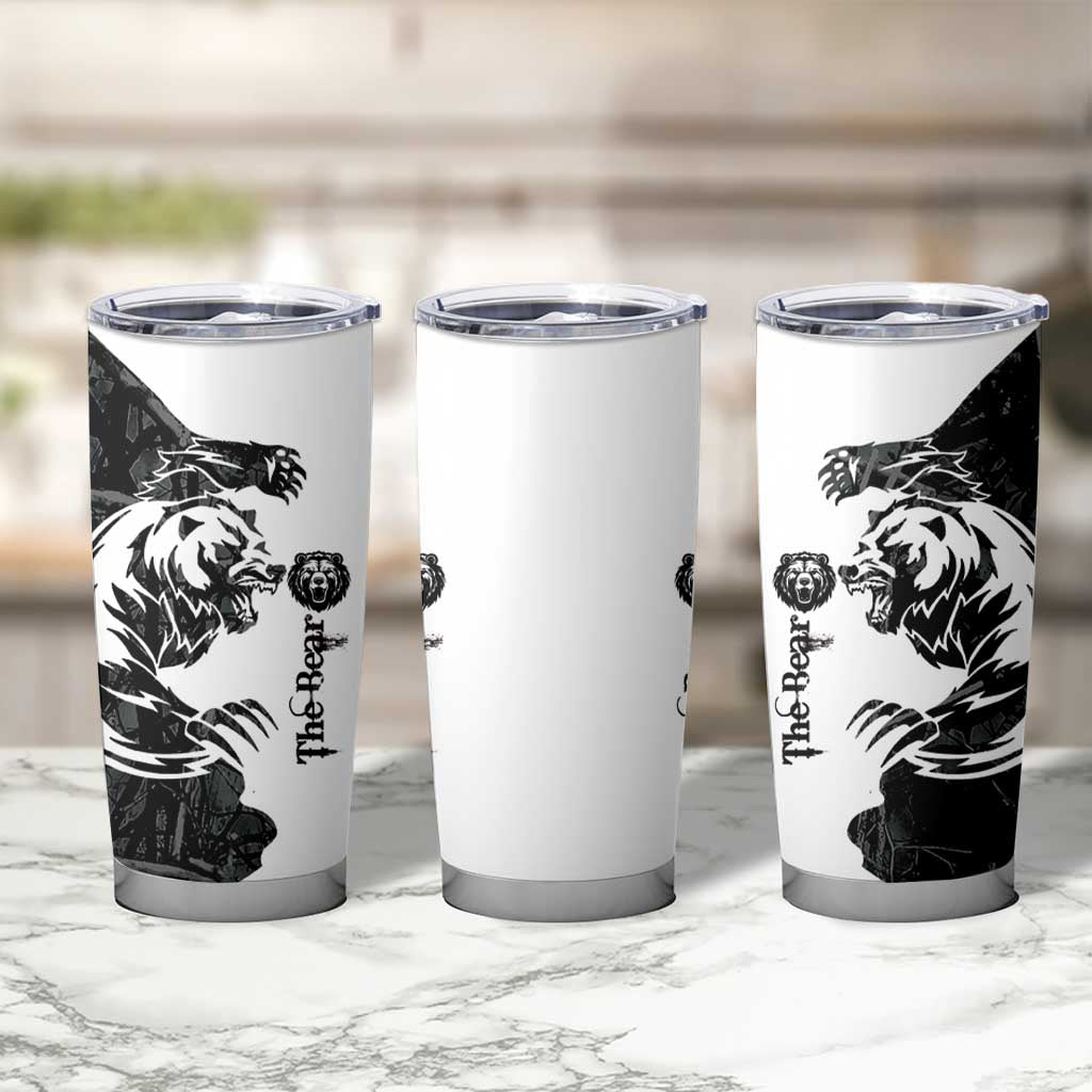 The Bear Tattoo Tumbler Cup Bear In Forest