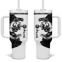 The Bear Tattoo Tumbler With Handle Bear In Forest