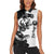 The Bear Tattoo Women Sleeveless Polo Shirt Bear In Forest - Wonder Print Shop