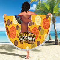 African She Believed Beach Blanket She Could So She Did