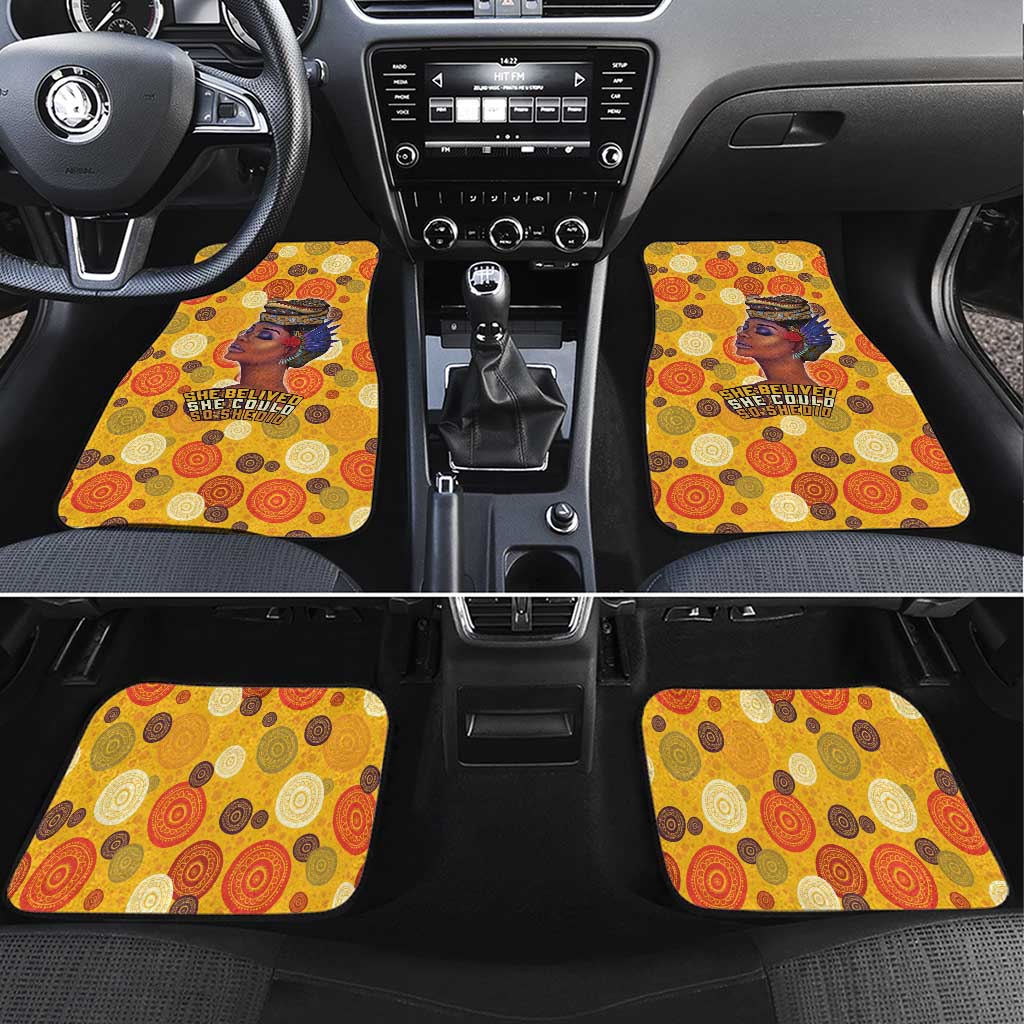 African She Believed Car Mats She Could So She Did
