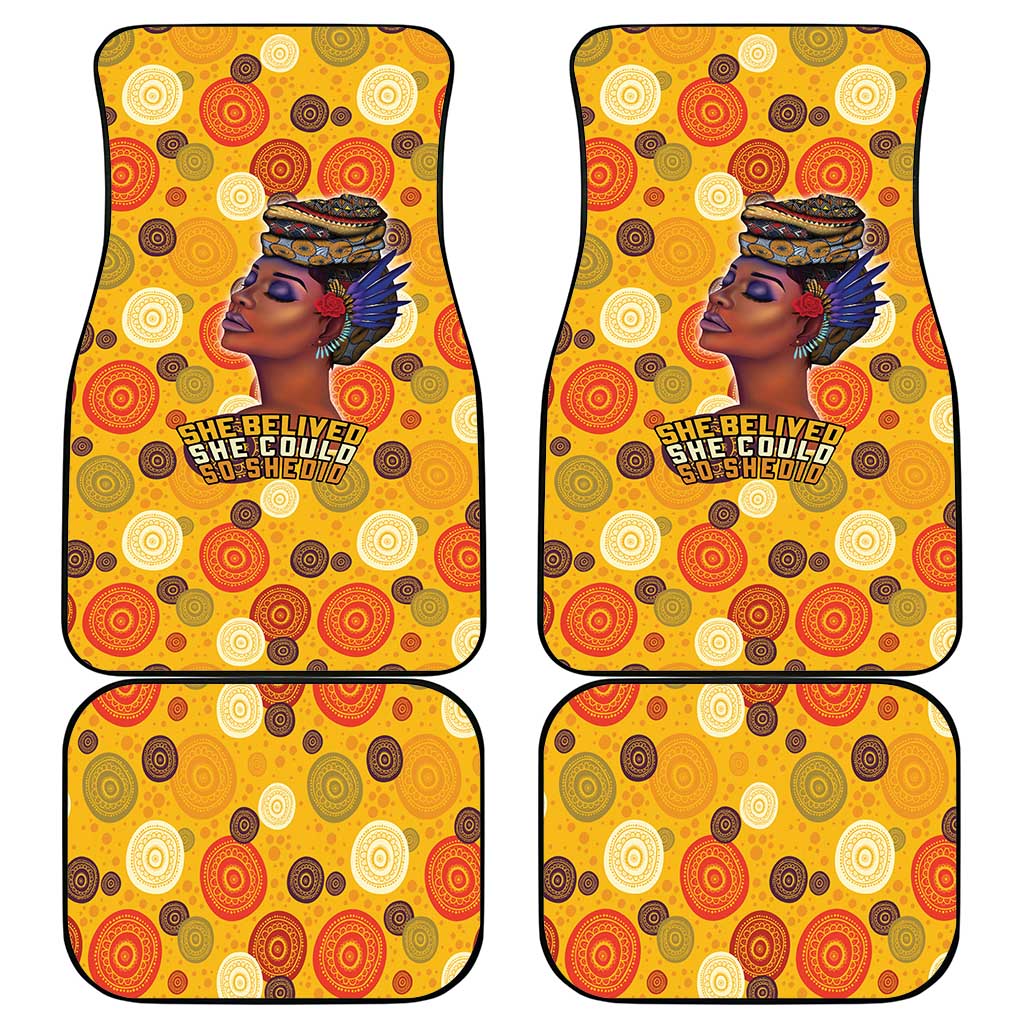 African She Believed Car Mats She Could So She Did
