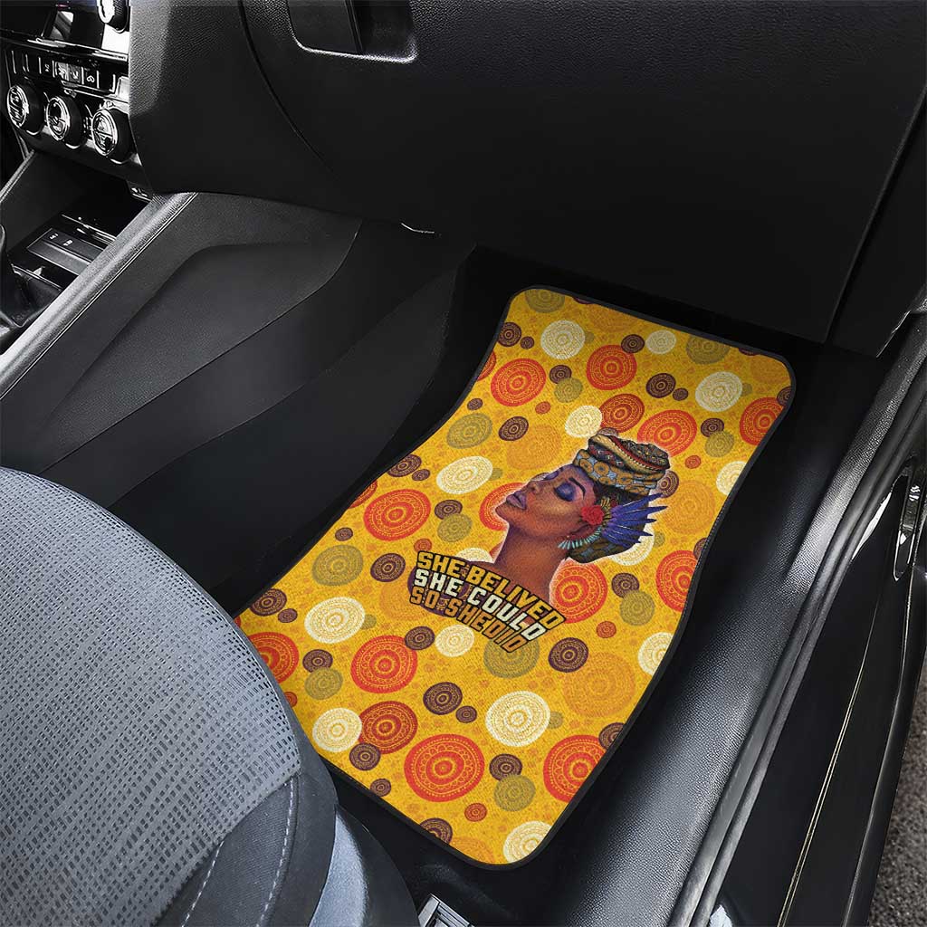 African She Believed Car Mats She Could So She Did