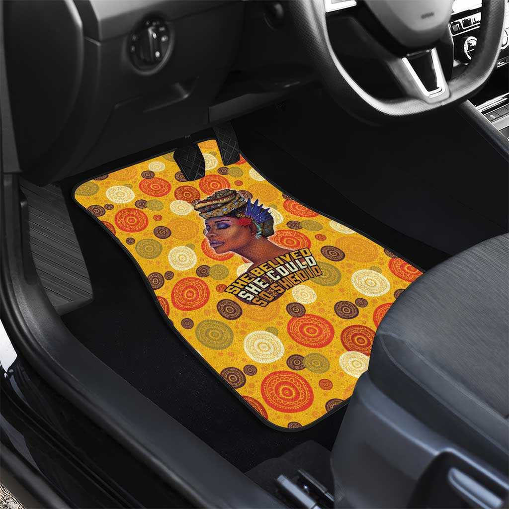 African She Believed Car Mats She Could So She Did