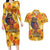 African She Believed Couples Matching Long Sleeve Bodycon Dress and Hawaiian Shirt She Could So She Did