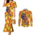 African She Believed Couples Matching Mermaid Dress and Long Sleeve Button Shirt She Could So She Did