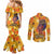 African She Believed Couples Matching Mermaid Dress and Long Sleeve Button Shirt She Could So She Did