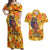 African She Believed Couples Matching Off Shoulder Maxi Dress and Hawaiian Shirt She Could So She Did