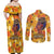 African She Believed Couples Matching Off Shoulder Maxi Dress and Long Sleeve Button Shirt She Could So She Did