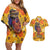 African She Believed Couples Matching Off Shoulder Short Dress and Hawaiian Shirt She Could So She Did