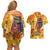 African She Believed Couples Matching Off Shoulder Short Dress and Hawaiian Shirt She Could So She Did