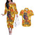 African She Believed Couples Matching Off The Shoulder Long Sleeve Dress and Hawaiian Shirt She Could So She Did