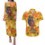 African She Believed Couples Matching Puletasi and Hawaiian Shirt She Could So She Did