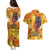 African She Believed Couples Matching Puletasi and Hawaiian Shirt She Could So She Did