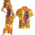 African She Believed Couples Matching Short Sleeve Bodycon Dress and Hawaiian Shirt She Could So She Did