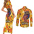 African She Believed Couples Matching Short Sleeve Bodycon Dress and Long Sleeve Button Shirt She Could So She Did