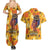 African She Believed Couples Matching Summer Maxi Dress and Hawaiian Shirt She Could So She Did