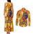 African She Believed Couples Matching Tank Maxi Dress and Long Sleeve Button Shirt She Could So She Did