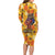 African She Believed Family Matching Long Sleeve Bodycon Dress and Hawaiian Shirt She Could So She Did
