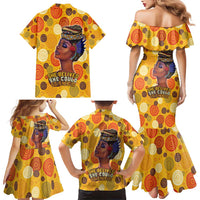 African She Believed Family Matching Mermaid Dress and Hawaiian Shirt She Could So She Did