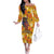 African She Believed Family Matching Off The Shoulder Long Sleeve Dress and Hawaiian Shirt She Could So She Did