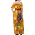 African She Believed Family Matching Off Shoulder Maxi Dress and Hawaiian Shirt She Could So She Did