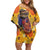 African She Believed Family Matching Off Shoulder Short Dress and Hawaiian Shirt She Could So She Did