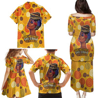 African She Believed Family Matching Puletasi and Hawaiian Shirt She Could So She Did