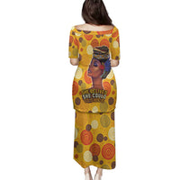 African She Believed Family Matching Puletasi and Hawaiian Shirt She Could So She Did