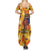 African She Believed Family Matching Summer Maxi Dress and Hawaiian Shirt She Could So She Did
