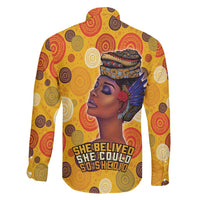 African She Believed Family Matching Tank Maxi Dress and Hawaiian Shirt She Could So She Did