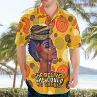 African She Believed Hawaiian Shirt She Could So She Did