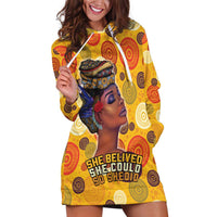 African She Believed Hoodie Dress She Could So She Did