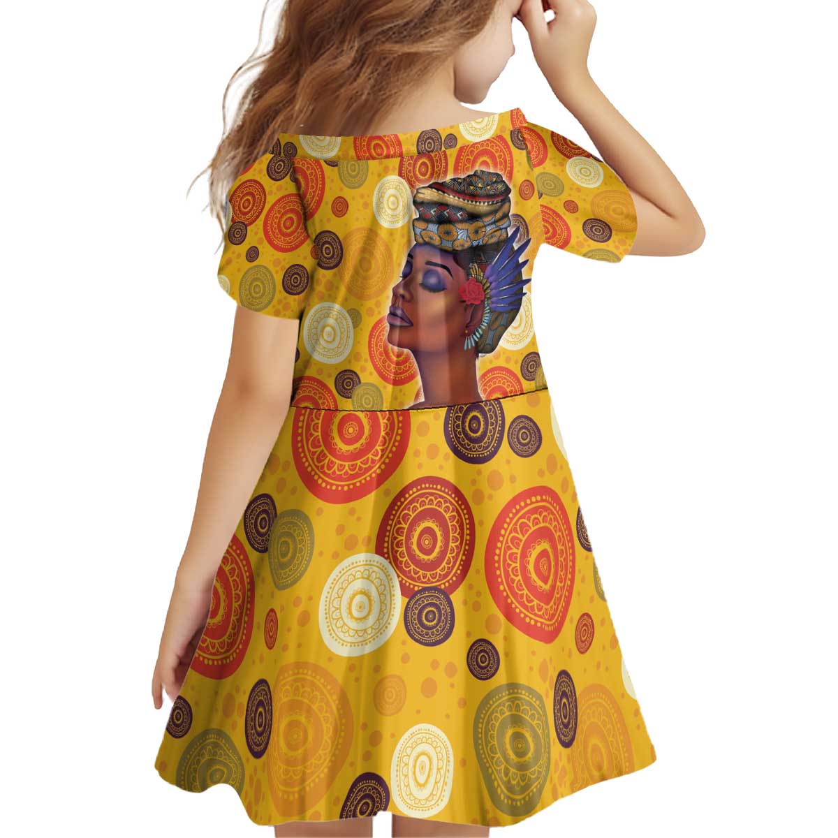 African She Believed Kid Short Sleeve Dress She Could So She Did