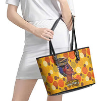 African She Believed Leather Tote Bag She Could So She Did