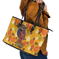 African She Believed Leather Tote Bag She Could So She Did